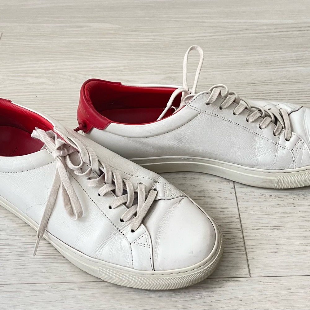 Givenchy Urban Street Sneakers White Red | Size US 9| EU 39